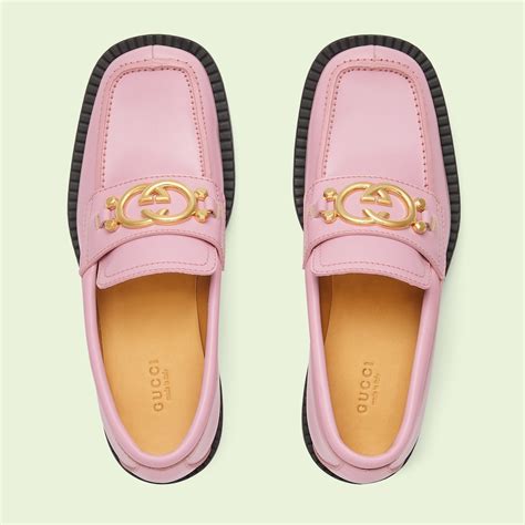 baby pink gucci|gucci pink loafer.